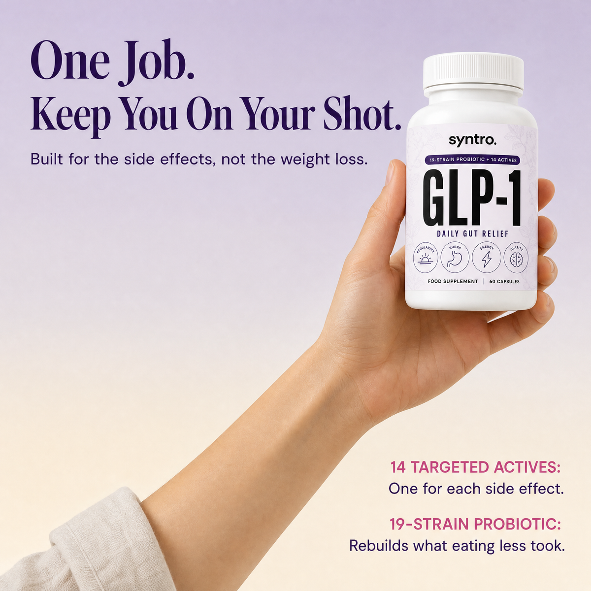 One job: keep you on your shot